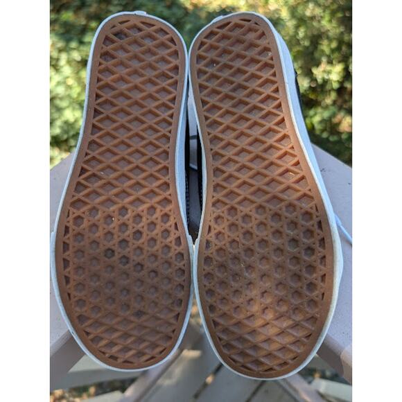 VANS OLD SKOOL - mens 5.5 / womens 7- black with suede toe and heel - Picture 6 of 7